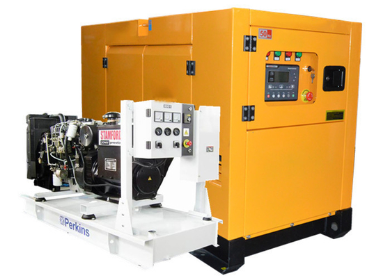 গুণ  Perkins 1103A-33TG2 Engine Diesel Generator 50kva 40kw Generating Weather Proof কারখানা