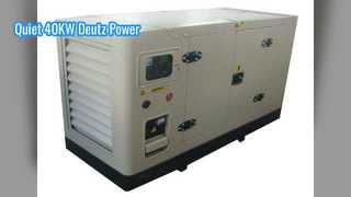40KW Deutz ডিজেল জেনারেটর 50KVA সাউন্ডপ্রুফ পাওয়ার