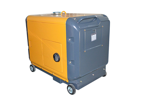 Emergency Small Diesel Generator , Electric Start 6kva Quiet Portable Generator