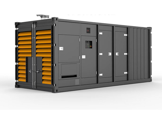ইঞ্জিন KTA38-G5 সঙ্গে 800KW KTA38 কন্টেইনার টাইপ জেনসেট Cummins পাওয়ার জেনারেটর