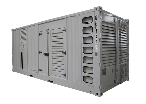 ভারী দায়িত্ব Cummins জেনারেটর সেট 800kw 1000kVA কনটেইনার টাইপ, Leroy Somer বৈদ্যুতিক মেরু বদল
