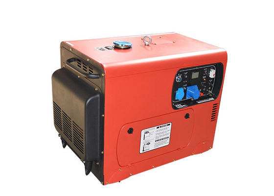50-65 ডিবি গোলমাল স্তর 3000rpm/3600rpm ইঞ্জিন গতি এবং 10KVA পাওয়ার রেট সহ ছোট পোর্টেবল জেনারেটর