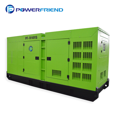 FPT ডিজেল জেনারেটর 350kw সবুজ নিঃশব্দ নিম্ন আরপিএম 413kva শক্তি জেনারেটর