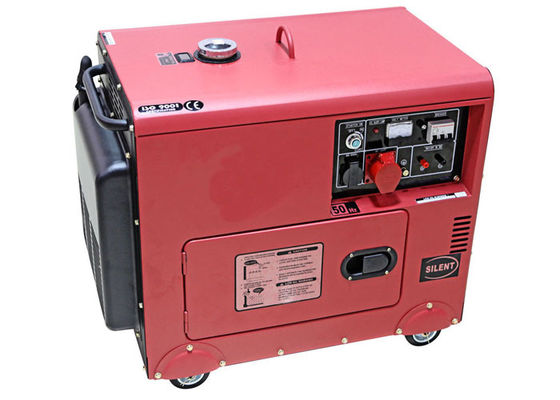 ডিজেল পাওয়ার 5000 ডি 5 কেভি ছোট পোর্টেবল ইলেকট্রিক জেনারেটর নীরব টাইপ 186 এফআরএ ইঞ্জিন